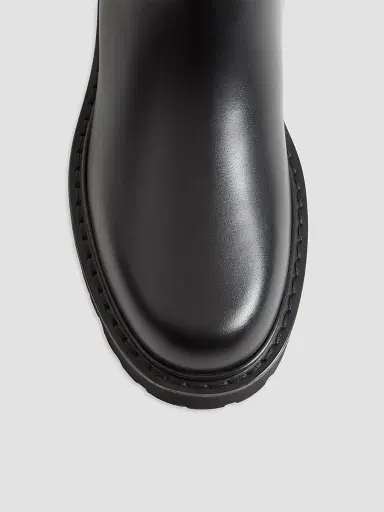 Valentino Garavani Women's VLogo Signature 40MM Calfskin Boots - Black | Thumbnail 5 Valentino Garavani Women's VLogo Signature 40MM Calfskin Boots - Black | Thumbnail 5