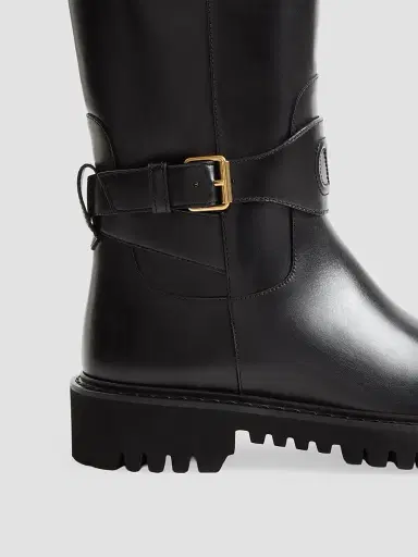 Valentino Garavani Women's VLogo Signature 40MM Calfskin Boots - Black | Thumbnail 6 Valentino Garavani Women's VLogo Signature 40MM Calfskin Boots - Black | Thumbnail 6