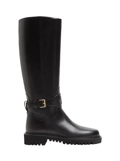 Valentino Garavani Women's VLogo Signature 40MM Calfskin Boots - Black | Thumbnail 1 Valentino Garavani Women's VLogo Signature 40MM Calfskin Boots - Black | Thumbnail 1
