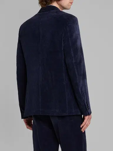 Jil Sander Men's Velvet Single-Breasted Jacket | Thumbnail 3 Jil Sander Men's Velvet Single-Breasted Jacket | Thumbnail 3