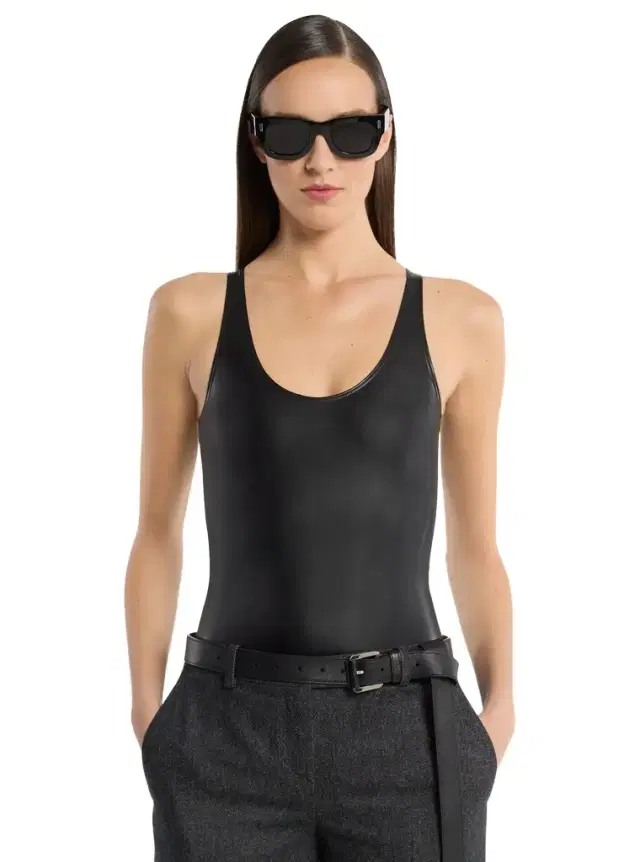 Mixed-Media Bodysuit Mixed-Media Bodysuit