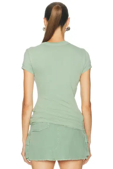 Alexander Wang Layered Short Sleeve Top | Thumbnail 3 Alexander Wang Layered Short Sleeve Top | Thumbnail 3