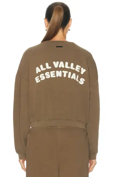 Fear of God ESSENTIALS Half Zip Sweatshirt | Thumbnail 4 Fear of God ESSENTIALS Half Zip Sweatshirt | Thumbnail 4