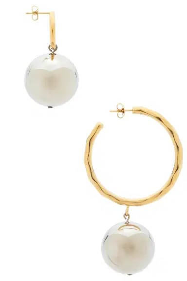 Isabel Marant Asymmetric Hoop Earrings | Thumbnail 2 Isabel Marant Asymmetric Hoop Earrings | Thumbnail 2