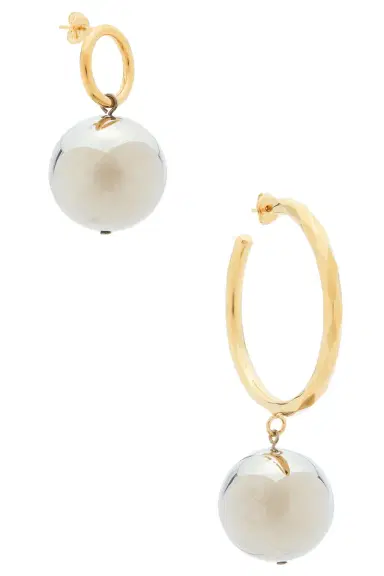 Isabel Marant Asymmetric Hoop Earrings | Thumbnail 1 Isabel Marant Asymmetric Hoop Earrings | Thumbnail 1