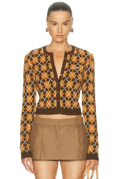 Acne Studios Kephaniet Shrunken Cardigan | Thumbnail 1 Acne Studios Kephaniet Shrunken Cardigan | Thumbnail 1
