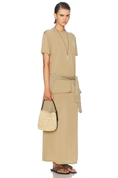 TOTEME Small Belted Paper Tote Bag | Thumbnail 2 TOTEME Small Belted Paper Tote Bag | Thumbnail 2
