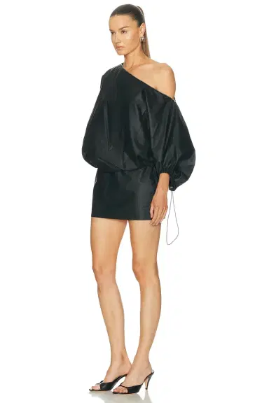 Alexander Wang Gathered Off-Shoulder Mini Dress | Thumbnail 3 Alexander Wang Gathered Off-Shoulder Mini Dress | Thumbnail 3