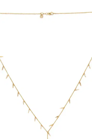 Sydney Evan Small Pave Fringe Y Necklace | Thumbnail 3 Sydney Evan Small Pave Fringe Y Necklace | Thumbnail 3