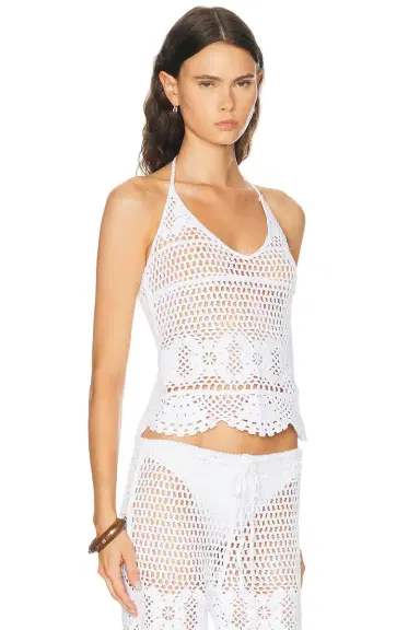 Skims Crochet Swim Cami Top | Thumbnail 2 Skims Crochet Swim Cami Top | Thumbnail 2
