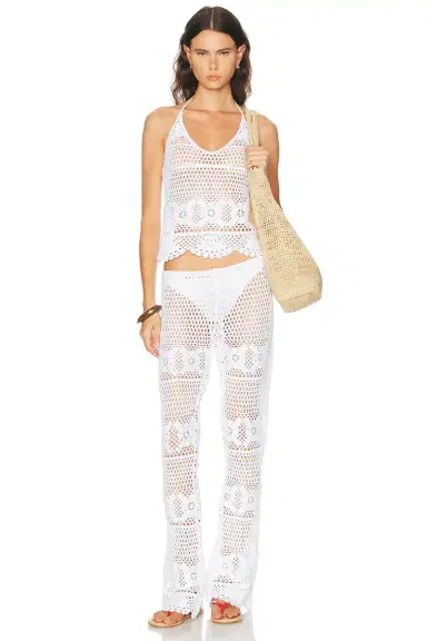 Skims Crochet Swim Cami Top | Thumbnail 4 Skims Crochet Swim Cami Top | Thumbnail 4