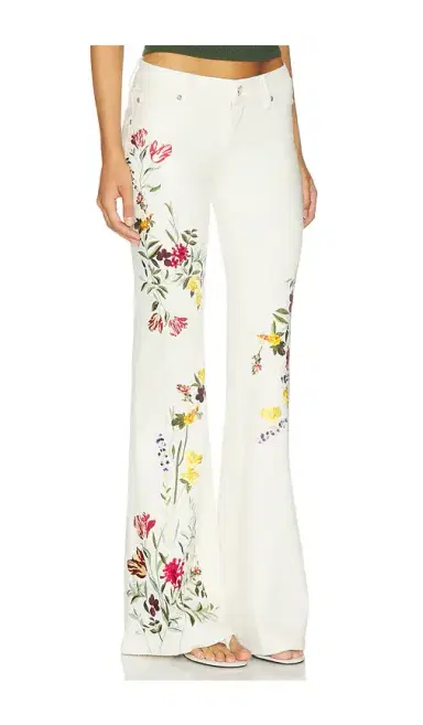 Alice + Olivia Alice + Olivia Chic Embroided Jean | Thumbnail 2 Alice + Olivia Alice + Olivia Chic Embroided Jean | Thumbnail 2