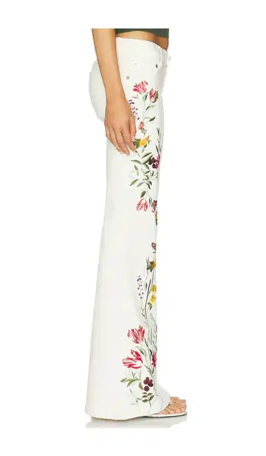 Alice + Olivia Alice + Olivia Chic Embroided Jean | Thumbnail 3 Alice + Olivia Alice + Olivia Chic Embroided Jean | Thumbnail 3