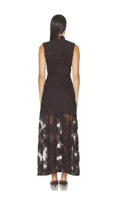 ROTATE 3d Flower Maxi Dress | Thumbnail 3 ROTATE 3d Flower Maxi Dress | Thumbnail 3