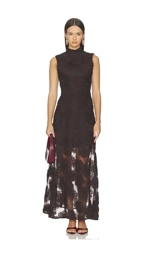 3d Flower Maxi Dress 3d Flower Maxi Dress