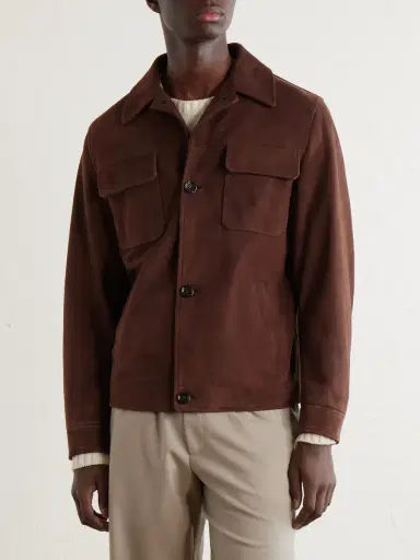 Lardini Suede Jacket - Men | Thumbnail 3 Lardini Suede Jacket - Men | Thumbnail 3
