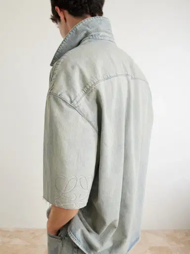 Loewe Camp-Collar Denim Shirt - Men | Thumbnail 5 Loewe Camp-Collar Denim Shirt - Men | Thumbnail 5