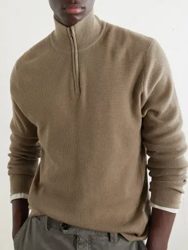 Sease Waffle Turtle-Neck Wool-Knitted Sweater - Men | Thumbnail 5 Sease Waffle Turtle-Neck Wool-Knitted Sweater - Men | Thumbnail 5