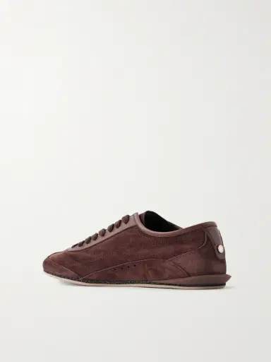 Dolce & Gabbana Leather-Trimmed Suede Sneakers - Men | Thumbnail 4 Dolce & Gabbana Leather-Trimmed Suede Sneakers - Men | Thumbnail 4