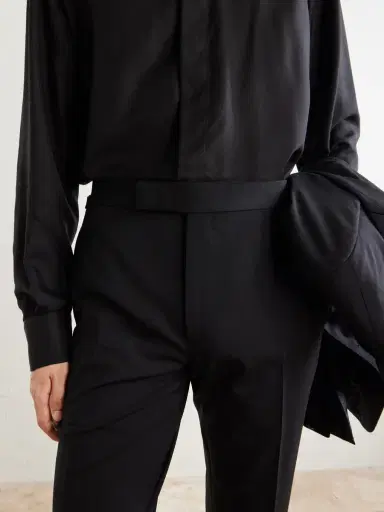 Tom Ford Shelton Straight-Leg Stretch-Wool Trousers - Men | Thumbnail 5 Tom Ford Shelton Straight-Leg Stretch-Wool Trousers - Men | Thumbnail 5
