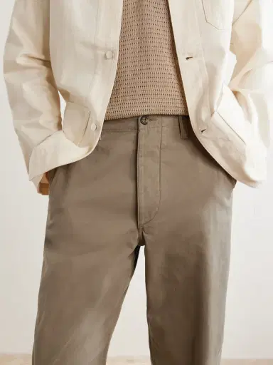 Drake's Wide-Leg Cotton-Twill Chinos - Men | Thumbnail 5 Drake's Wide-Leg Cotton-Twill Chinos - Men | Thumbnail 5
