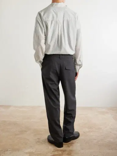 A.P.C. Renato Wide-Leg Pleated Twill Trousers - Men | Thumbnail 4 A.P.C. Renato Wide-Leg Pleated Twill Trousers - Men | Thumbnail 4