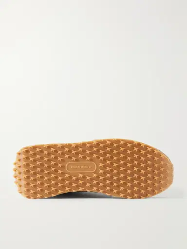 Golden Goose Marathon Metallic Leather-Trimmed Suede Sneakers - Men | Thumbnail 3 Golden Goose Marathon Metallic Leather-Trimmed Suede Sneakers - Men | Thumbnail 3