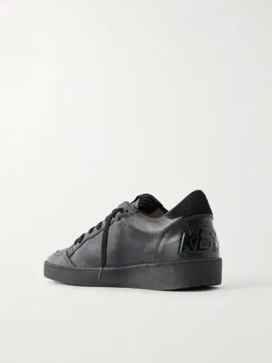 Golden Goose Ball Star Distressed Suede-Trimmed Leather Sneakers - Men | Thumbnail 4 Golden Goose Ball Star Distressed Suede-Trimmed Leather Sneakers - Men | Thumbnail 4