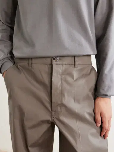 Rick Owens Wide-Leg Cotton-Blend Canvas Trousers - Men | Thumbnail 5 Rick Owens Wide-Leg Cotton-Blend Canvas Trousers - Men | Thumbnail 5