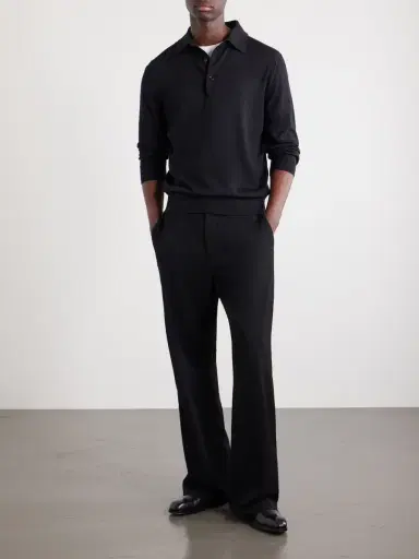 Tom Ford Cashmere and Silk Blend Polo Shirt - Men | Thumbnail 2 Tom Ford Cashmere and Silk Blend Polo Shirt - Men | Thumbnail 2