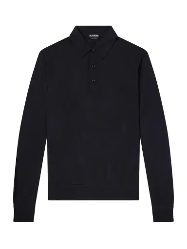 Tom Ford Cashmere and Silk Blend Polo Shirt - Men | Thumbnail 1 Tom Ford Cashmere and Silk Blend Polo Shirt - Men | Thumbnail 1
