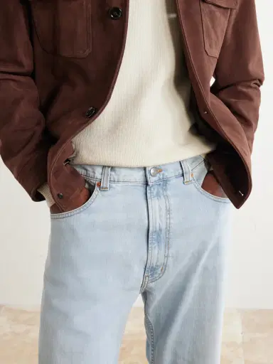 Ghiaia Cashmere Straight-Leg Jeans - Men | Thumbnail 5 Ghiaia Cashmere Straight-Leg Jeans - Men | Thumbnail 5
