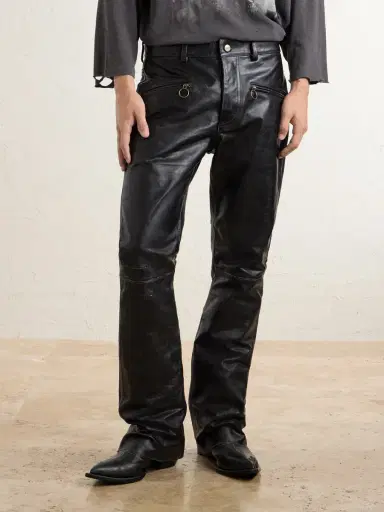 Enfants Riches Déprimés Wicked Game Flared Leather Trousers - Men | Thumbnail 3 Enfants Riches Déprimés Wicked Game Flared Leather Trousers - Men | Thumbnail 3