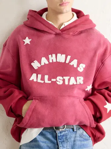 Nahmias All Star Printed Cotton-Jersey Hoodie - Men | Thumbnail 5 Nahmias All Star Printed Cotton-Jersey Hoodie - Men | Thumbnail 5