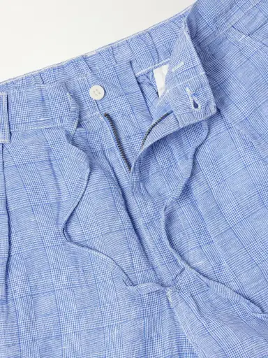 Polo Ralph Lauren Wide-Leg Checked Linen Trousers - Men | Thumbnail 6 Polo Ralph Lauren Wide-Leg Checked Linen Trousers - Men | Thumbnail 6