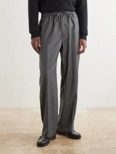 OFFICINE GÉNÉRALE Nilson Straight-Leg Wool, Cashmere and Silk-Blend Suit Trousers - Men | Thumbnail 3 OFFICINE GÉNÉRALE Nilson Straight-Leg Wool, Cashmere and Silk-Blend Suit Trousers - Men | Thumbnail 3