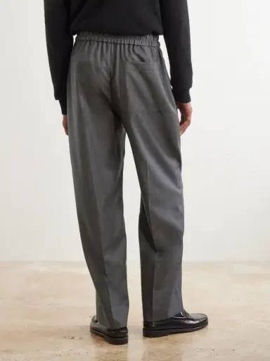 OFFICINE GÉNÉRALE Nilson Straight-Leg Wool, Cashmere and Silk-Blend Suit Trousers - Men | Thumbnail 4 OFFICINE GÉNÉRALE Nilson Straight-Leg Wool, Cashmere and Silk-Blend Suit Trousers - Men | Thumbnail 4