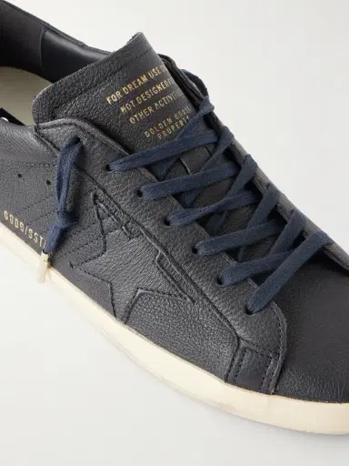Golden Goose Super-Star Distressed Full-Grain Leather Sneakers - Men | Thumbnail 5 Golden Goose Super-Star Distressed Full-Grain Leather Sneakers - Men | Thumbnail 5