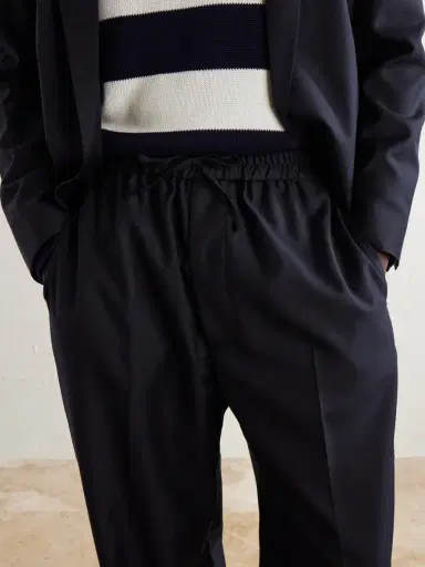 OFFICINE GÉNÉRALE Nilson Straight-Leg Wool, Cashmere and Silk-Blend Suit Trousers - Men | Thumbnail 5 OFFICINE GÉNÉRALE Nilson Straight-Leg Wool, Cashmere and Silk-Blend Suit Trousers - Men | Thumbnail 5