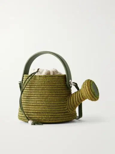 Loewe Paula's Ibiza Watering Can Leather-Trimmed Raffia Messenger Bag - Men | Thumbnail 4 Loewe Paula's Ibiza Watering Can Leather-Trimmed Raffia Messenger Bag - Men | Thumbnail 4
