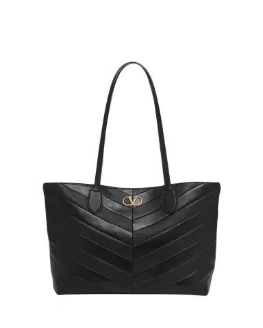 Valentino Garavani Panthea Medium Chevron Leather Tote Bag | Thumbnail 1 Valentino Garavani Panthea Medium Chevron Leather Tote Bag | Thumbnail 1