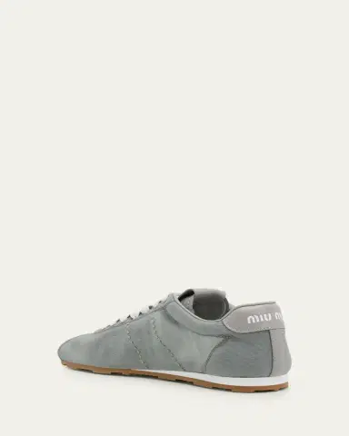 Miu Miu Mesh Retro Runner Sneakers | Thumbnail 4 Miu Miu Mesh Retro Runner Sneakers | Thumbnail 4