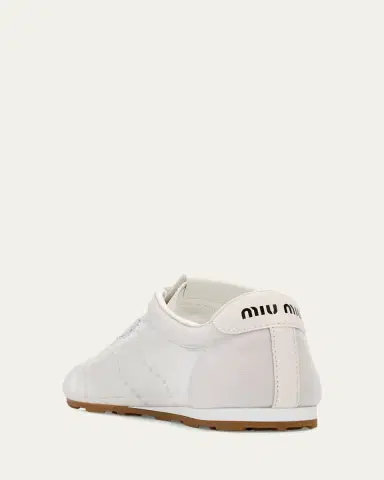 Miu Miu Mesh Retro Runner Sneakers | Thumbnail 8 Miu Miu Mesh Retro Runner Sneakers | Thumbnail 8