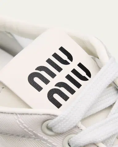 Miu Miu Mesh Retro Runner Sneakers | Thumbnail 9 Miu Miu Mesh Retro Runner Sneakers | Thumbnail 9
