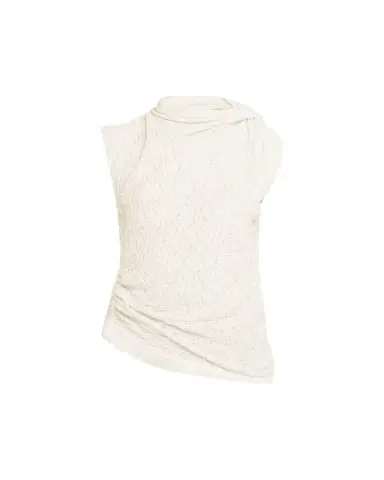 Proenza Schouler White Label Circe Draped Stretch-Knit Top | Thumbnail 1 Proenza Schouler White Label Circe Draped Stretch-Knit Top | Thumbnail 1