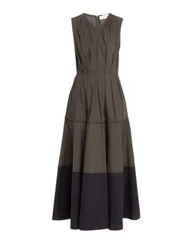 Proenza Schouler White Label Kailey Tiered Poplin Maxi Dress | Thumbnail 1 Proenza Schouler White Label Kailey Tiered Poplin Maxi Dress | Thumbnail 1