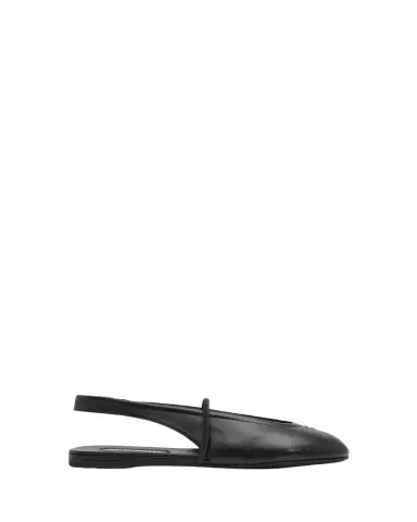 Miu Miu Leather Slingback Mary Jane Ballerina Flats | Thumbnail 1 Miu Miu Leather Slingback Mary Jane Ballerina Flats | Thumbnail 1