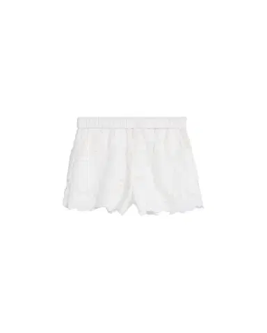 L'AGENCE Laina Eyelet Mini Shorts | Thumbnail 1 L'AGENCE Laina Eyelet Mini Shorts | Thumbnail 1