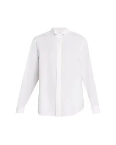 The Row Edrisca Check Cotton Poplin Button-Down Shirt | Thumbnail 1 The Row Edrisca Check Cotton Poplin Button-Down Shirt | Thumbnail 1