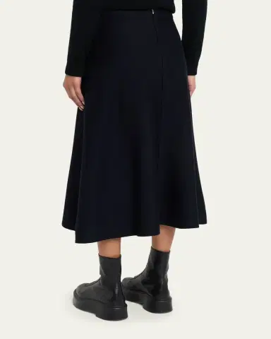 Moncler Wool Knit Midi Skirt | Thumbnail 3 Moncler Wool Knit Midi Skirt | Thumbnail 3